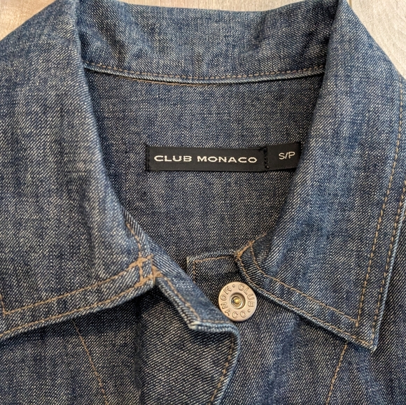 Club monaco denim jacket - Picture 4 of 6
